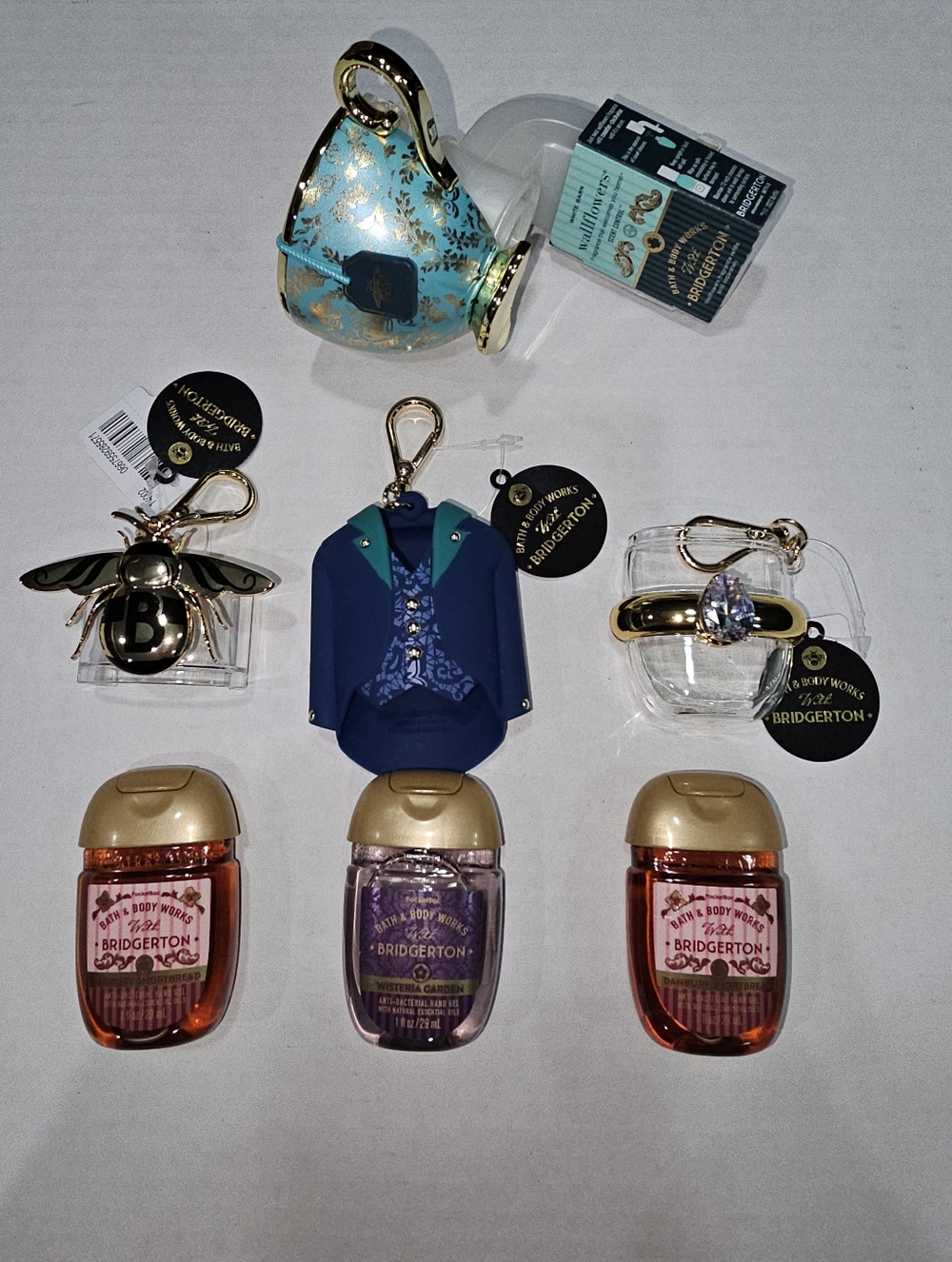 Bath & Body Works Bridgerton Lot Of 7 - Hand Sanitizer Holder Wallflower NWT
